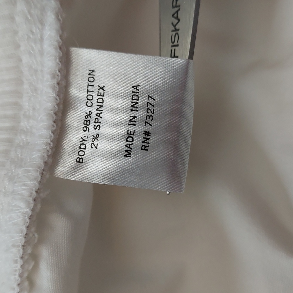 - Sonoma Women's White Cargo Stretchy Pants, Elastic Waistband Size 14, Like New - Picture 5 of 9